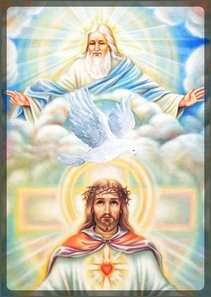 Gud Faderen og Jesus og Den hellige Ånd