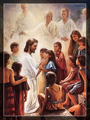 Jesus og mange Barn